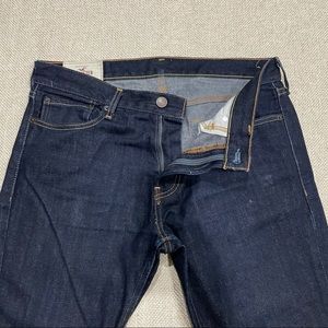 Hollister mens dark blue skinny jeans